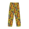 thumbnail image 3 of Fotbe Dancing African Womens Men's Pajama Pants,Sleepwear Pants,Pj Bottoms Drawstring And Pockets-Medium, 3 of 7