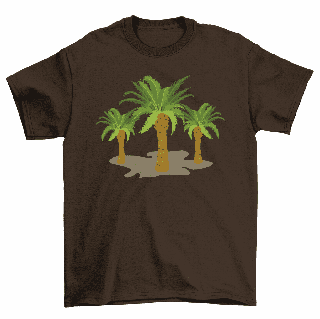 Palm Trees Graphic TShirt Tropical Island Vacation Tee Men Women