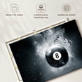 thumbnail image 6 of Elephant Stock Eight Ball Water Drop Wall Art - Horizontal Canvas Wall Art - Living Room Wall Decor - Hobbies And Lifestyle Canvas - Black And White Decor - 12" x 8", 6 of 8