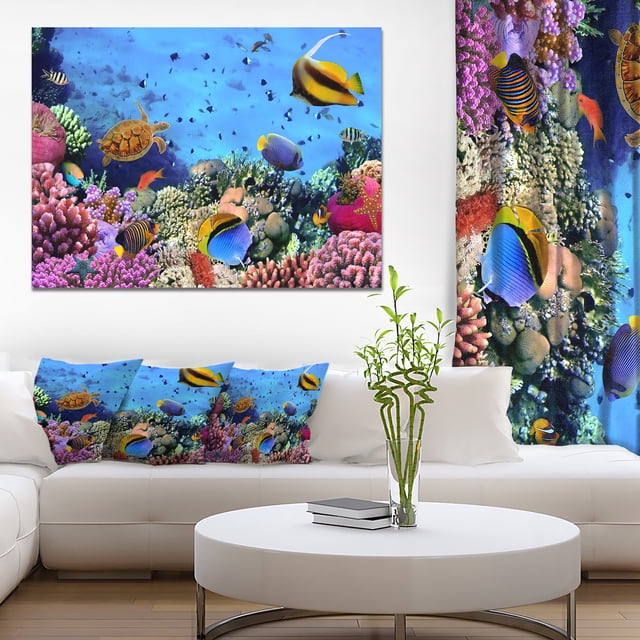 Coral Colony on Reef Egypt - Oversized Animal Wall Art