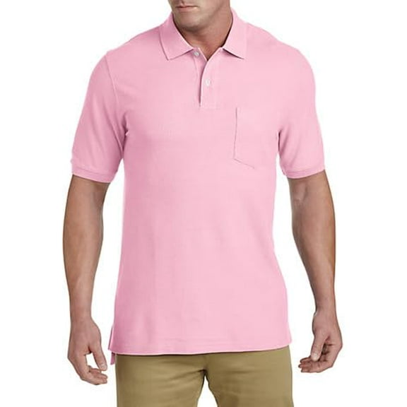 Pocket Piqué Polo Shirt Candy Pink 1XL