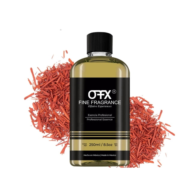 Fine Fragrance, Esencia para difusor aroma Sandalx, 250ml, ultra concentrada para uso exclusivo en difusores profesionales y aromaterapia