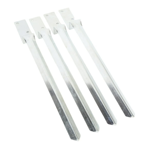 Fence Post Anchor, Rugged Easy Installation Galvanized Coating Mailbox Fence Post Spike for Outdoor Swing