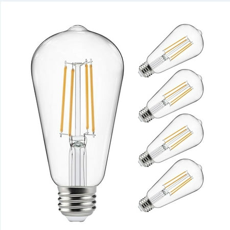 

Edison Bulbs Base Dimmable Decorative Antique Filament Bulbs for Chandeliers Pendant Lighting Wall Lights Decorative Lights for Indoor or Outdoor Parties Weddings Bars 1 Pieces