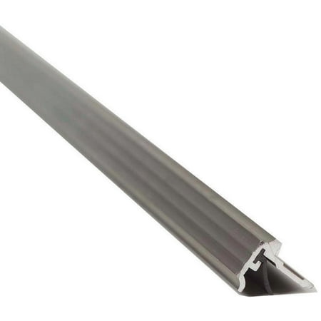M-D 69956 T-Style Astragal Weatherstrip with Vinyl Insert, 84 in L x 3/4 in W x 7/8 in H