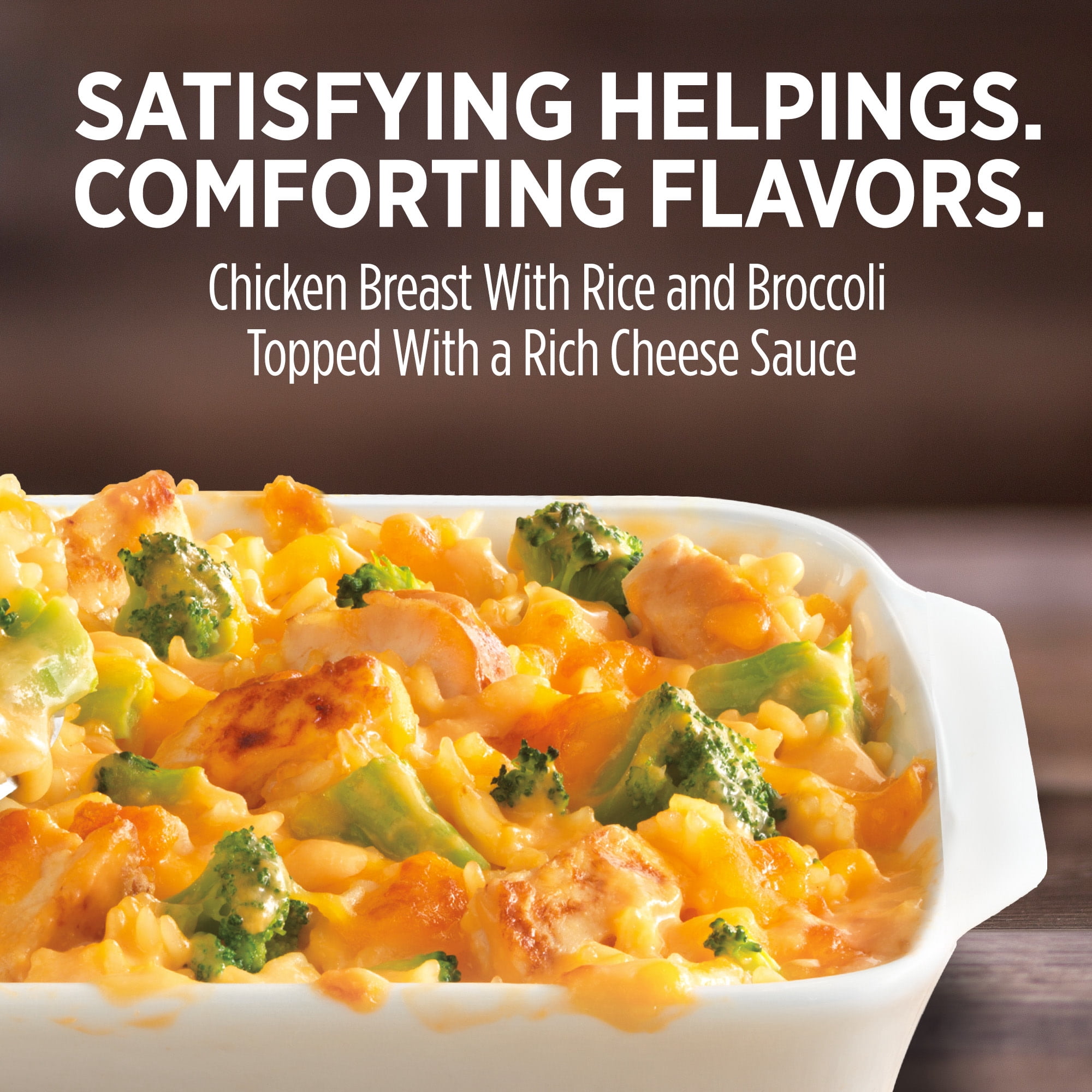 Marie Callender's Cheesy Chicken and Rice, Meal to Share, Frozen Meal, 27 oz.