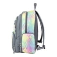 thumbnail image 3 of Eastsport Recycled Expandable Raptor Backpack, Multi-Color Tie-Dye Happy Distortion, 3 of 8