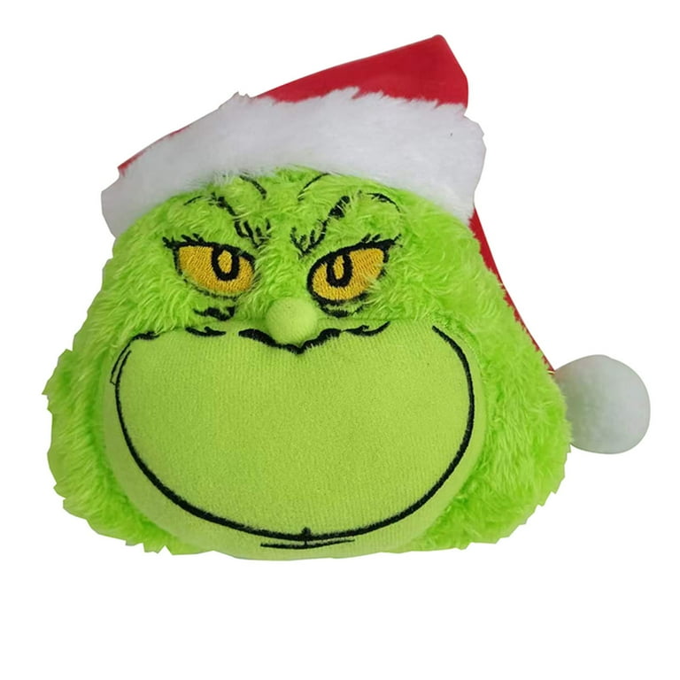 Grinch stole Christmas stuffed elf head gifts for kids 