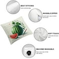 thumbnail image 4 of Ulloord Summer Throw Pillow Covers Summer Pillow Case White Black Stripes Cushion Case for Home Indoor Outdoor Sofa Couch Office Decoration, 4 of 6