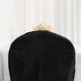 thumbnail image 4 of BalsaCircle Black Crushed Crinkle Taffeta Stretchable Banquet Chair Cover Party Events Home, 4 of 8