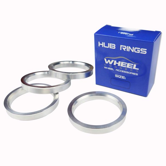 WHEEL CONNECT Hub Centric Rings, 73.1 to 67.1, Set of 4, Aluminium Alloy Hubrings, O.D:73.1-I.D:67.1mm. A