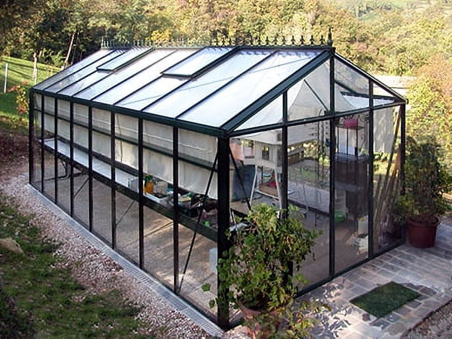 Exaco Royal Victorian VI 36’ x 12’ x 10’ Polycarbonate Greenhouse, Durable Frame