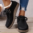thumbnail image 6 of YOUYEDIAN Flat Shoes for Women Spring Fall Dressy Loafers Slip on Non Slip Casual Walking Shoes Office Closed Toe Orthopedic Shoes (Black), 6 of 8