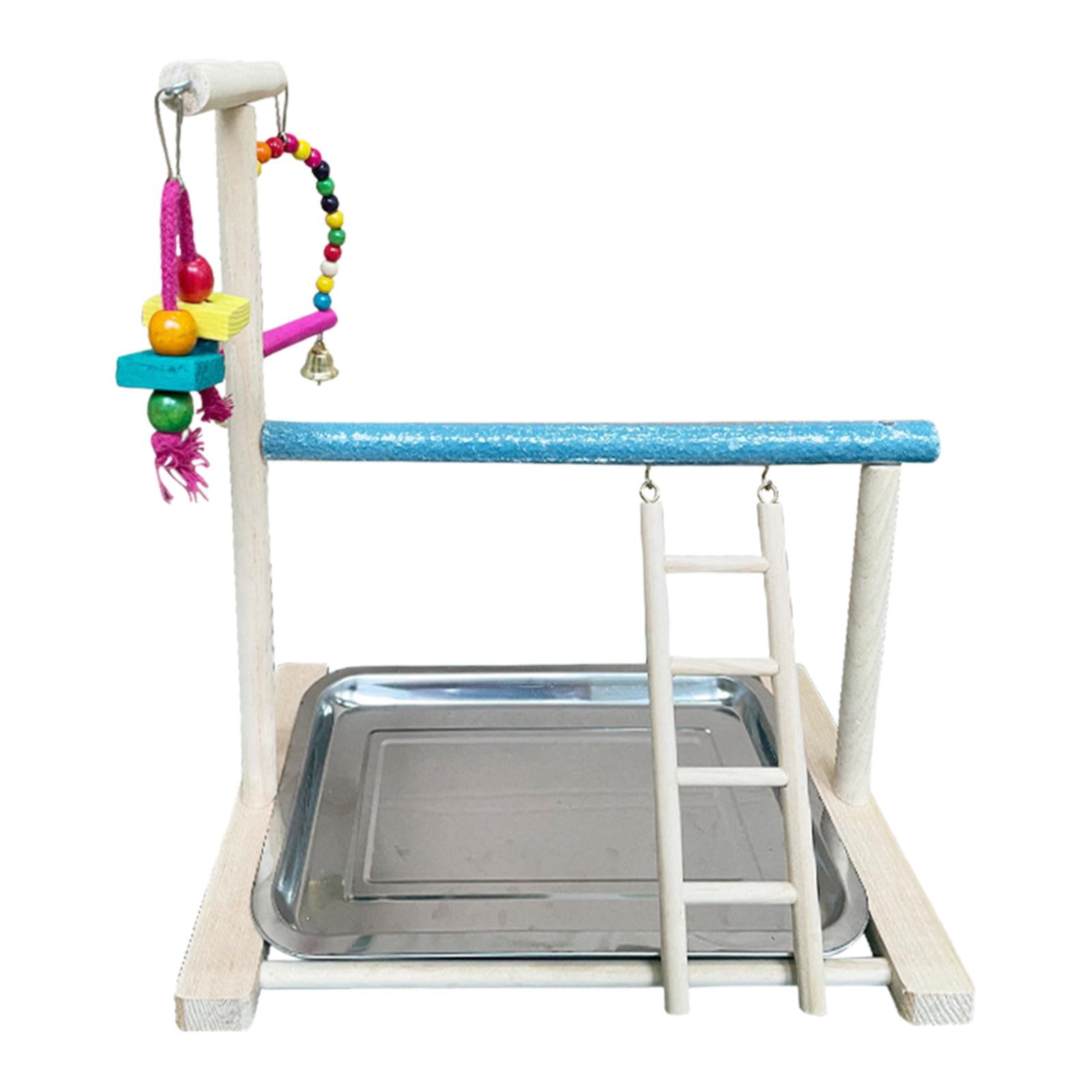 Gazechimp Parrot Playground Cage Accessory Birds Hanging Toys for Cockatiels Lovebirds