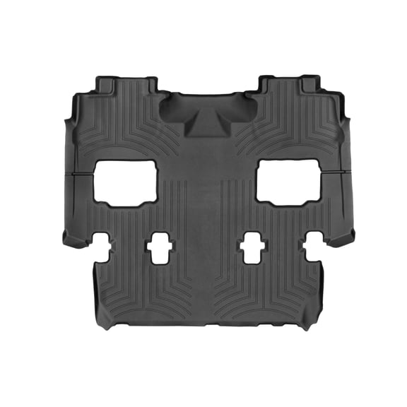 WeatherTech Custom Fit FloorLiners compatible with Navigator, Expedition - One piece - 2nd and 3rd row coverage, Black