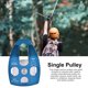 thumbnail image 1 of Poleas De Escalada, Polea Simple Lisa Mayor Eficiencia Rodamiento De Bolas De Pulido Duradero Cóncavo Estable Para Trabajo En Torre Para Escalada Al Aire Libre Para Rescate Cergrey Rescue Pulley, 1 of 8