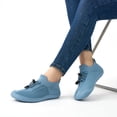 thumbnail image 5 of Ecetana Women's Minimalist Walking Shoes Wide Toe Barefoot Shoes Casual Sneakers Breathable Slip On Shoes, 5 of 7