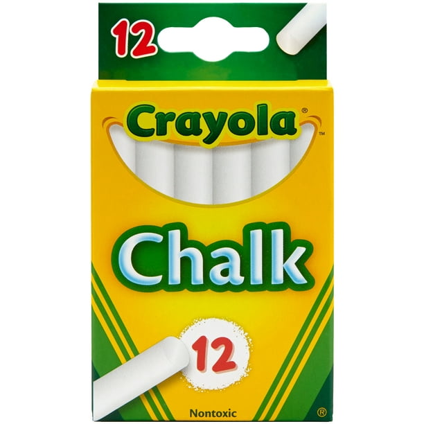 Crayola Blanc Craie 12/emballage