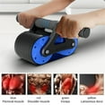 thumbnail image 4 of Springback Wheels Roller, Ush-up Wheels Roller,  Effective For Home Gym For Finess Exercise Sport, 4 of 7