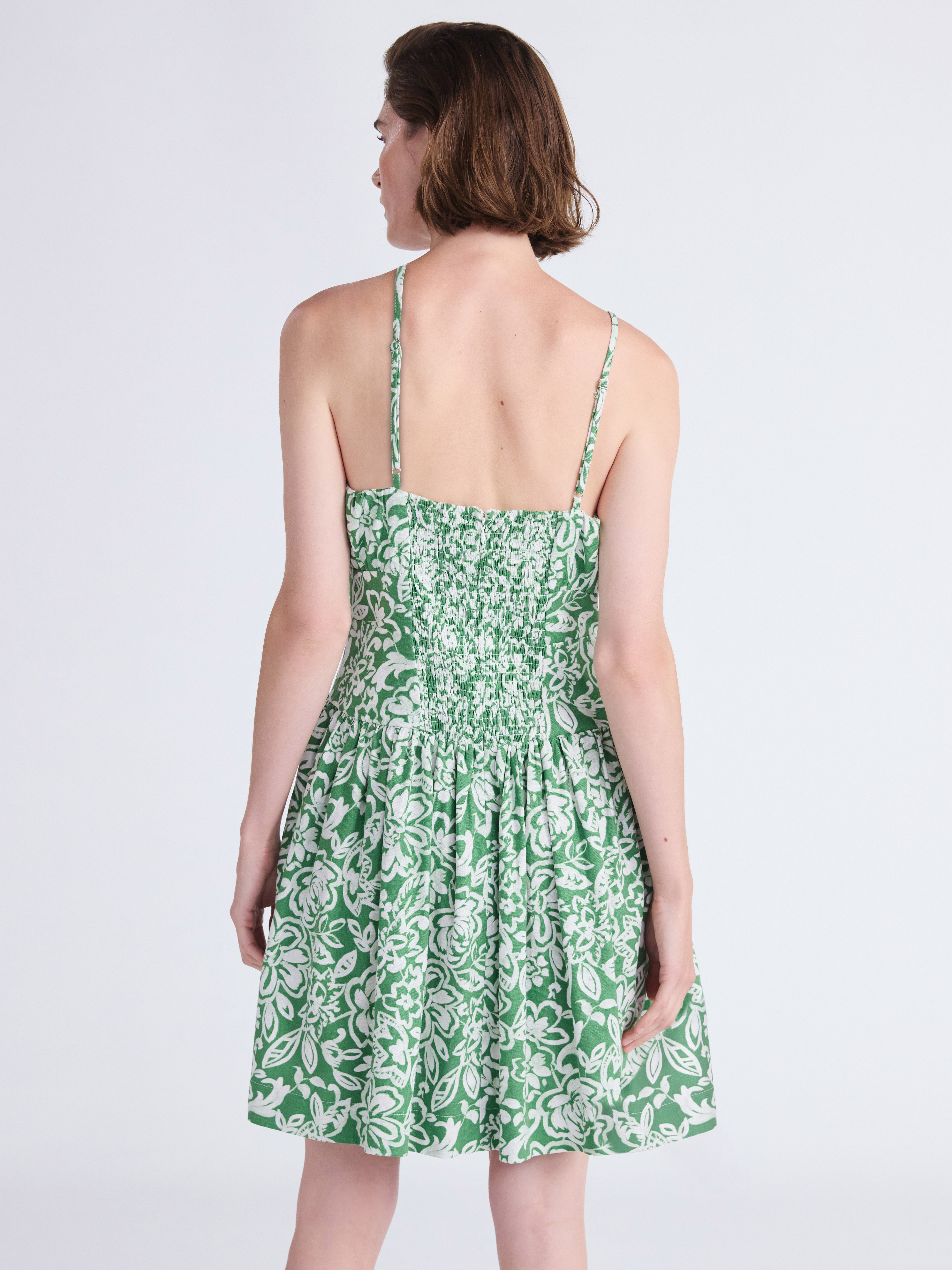 Free Assembly Women's Linen Mini Dress, Sizes XS-XXL