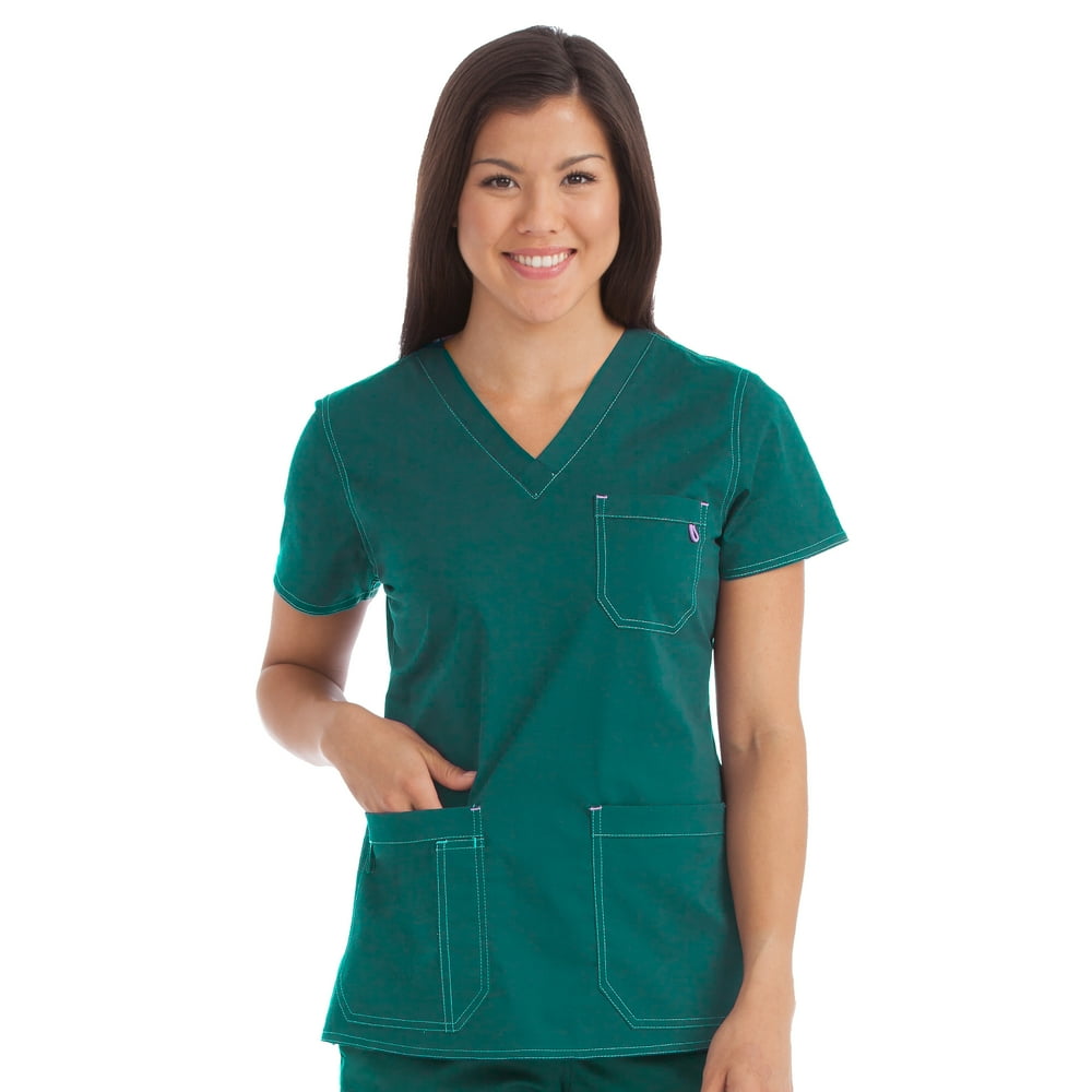 Med Couture Med Couture MC2 Women's VNeck 3 Pocket Scrub Top [XS