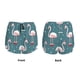 thumbnail image 3 of Balery Flamingo Pantalones cortos deportivos para mujer con forro y dos bolsillos, elásticos, para entrenamiento, gimnasio, yoga-Small, 3 of 7