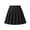 Black, variant on LEKWK Uniform Skirts for Girls High Waist Pleated Skorts A Line Mini Tennis Gray Skirt with Built in Shorts School Clothes Size 4-5