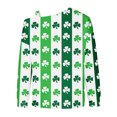 thumbnail image 5 of Hauts pour Femmes Mode Tendance Sweat-Shirt Imprimé Jour de St.Patrick Chemise Graphique à Manches Longues Pull Tops, 5 of 5