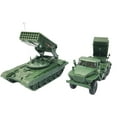 thumbnail image 4 of 2 uds 1/72 modelo de tanque 1/72 modelo de juguete de tanque escaparate coleccionable DIY montar tanque de juguete tanques modelo de tanque para niños, 4 of 9