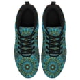 thumbnail image 2 of Psychedelic Mandala Shoes for Men Women Running Sneakers Breathable Casual Sport Tennis Shoes Black Size 10, 2 of 5