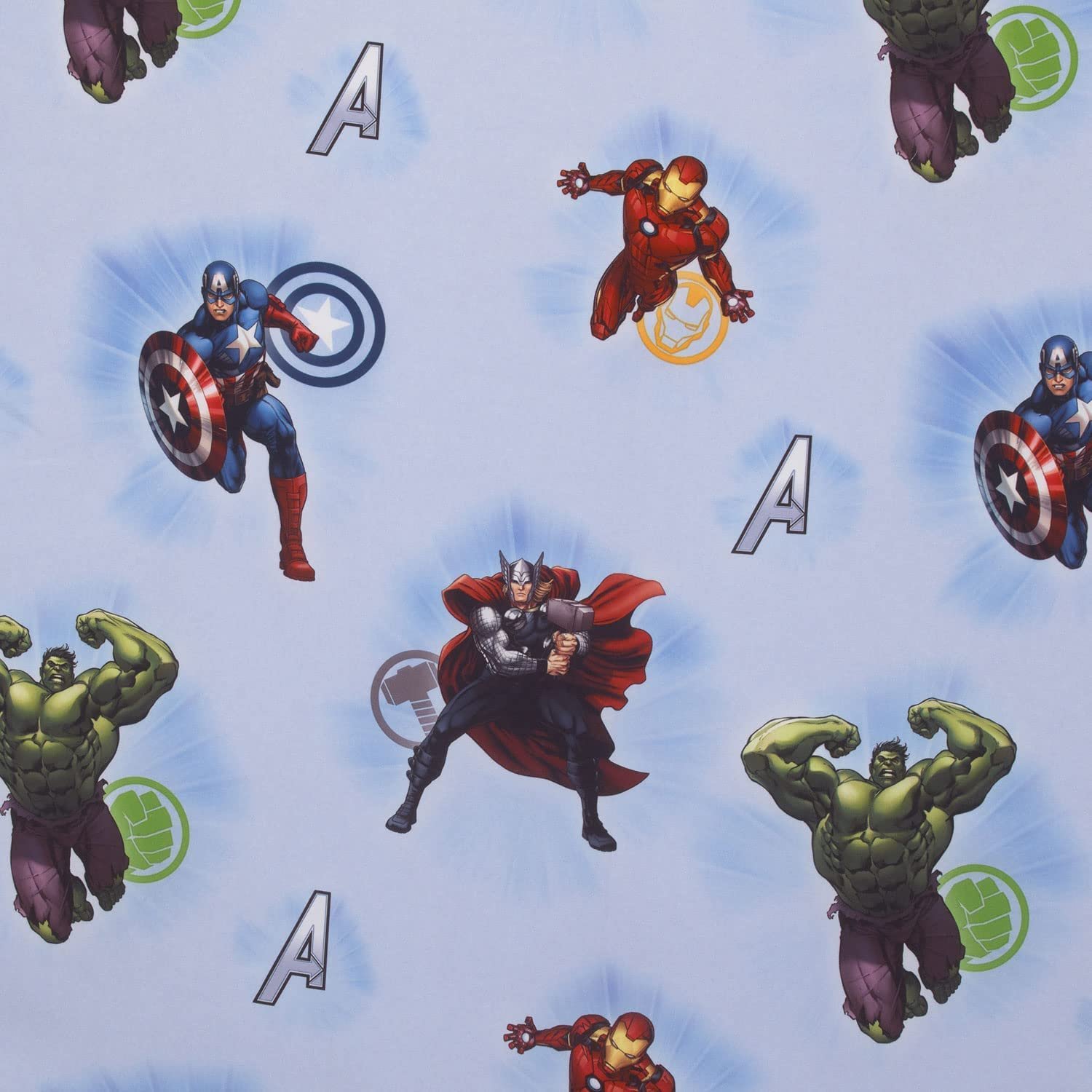 Marvel Avengers Fitted Crib Sheet 100% Soft Microfiber, Baby Sheet, Fits Standard Size Crib Mattress 28in x 52in - image 4 of 4