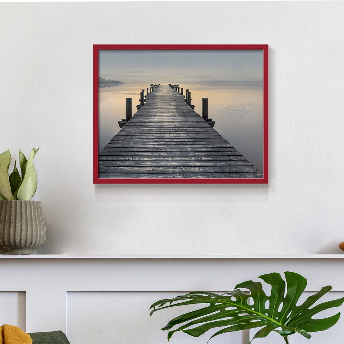 Sun Down by Mike Calascibetta - Restickable Framed Giclée Print
