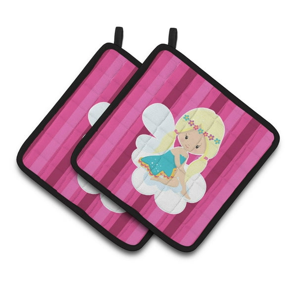 Caroline's Treasures Blonde Fairy Pair of Pot Holders
