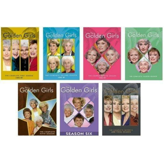 Les Golden Girls : Série Complète Saison 1-7 (DVD) -Anglais Seulement