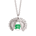 thumbnail image 1 of Año de buey animal China Patron del Zodiaco Collar de girasol collar collar collar colgante, 1 of 3