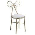 thumbnail image 6 of Vanity Chair Makeup Chair Stool,Modern Stylish Iron Stool with Butterfly Backrest Shape,Lounge Chair - Best for Bedroom Bathroom Café Decor, 6 of 11