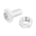 thumbnail image 4 of 100 Packs Greenhouse Nuts and Bolts Square Head Bolts Nuts Greenhouse Repair Kit Parts Replacement Garden Supplies, 4 of 8