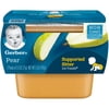 Gerber 1st Foods Pears Baby Food, 2.5 oz. Tubs, 2 Count
