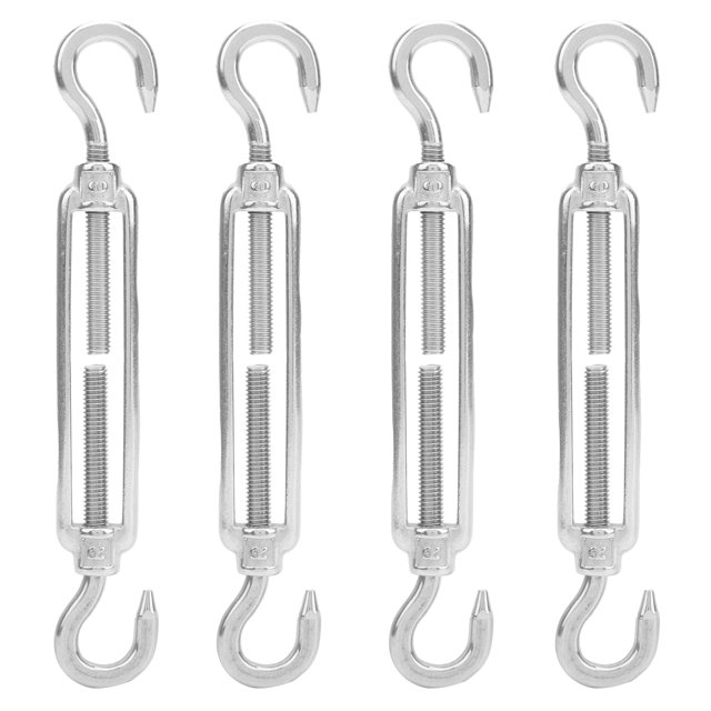Rope Cable Tensioner,10pcs 304 Strainer Stainless Turnbuckle Rope Tensioner Striking Appearance