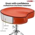 thumbnail image 4 of 5Core Drum Throne Padded Guitar Stool Saddle Drummer Seat for Adults & Kids, 4 of 12