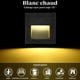 thumbnail image 3 of Aplique de pared LED empotrado de 3 W para escaleras (blanco cálido), lámpara de noche, iluminación decorativa de aluminio, IP65, 3 of 5