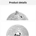 thumbnail image 2 of 30cm Disco Light Mirror Ball, Stage Reflective Mirror Balls Silver, 2 of 5