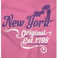 thumbnail image 2 of New York Deer State Shape Filagree NY Women's Graphic T Shirt Tees Brisco Brands S, 2 of 6