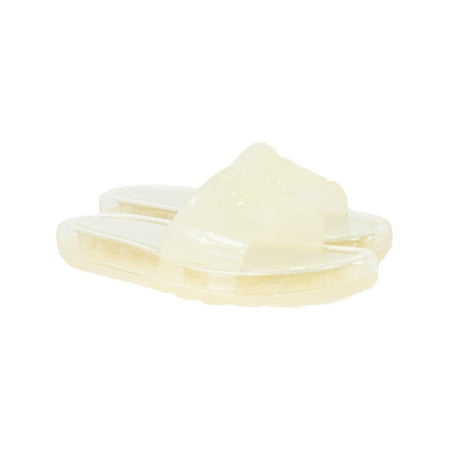 

Tory Burch Womens Bubble Jelly Logo Slide Jelly Sandals Ivory 8 Medium (B M)