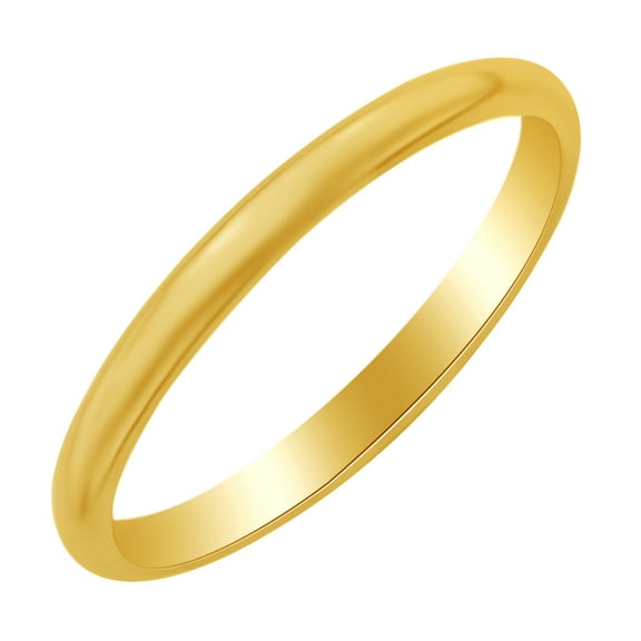 AFFY 2.5 Half Round Band Ring in 14k Yellow Gold Ring Size - 4