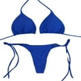 thumbnail image 2 of Maillot de Bain pour Femmes Micro Bikini Ensemble String à Nouer sur le Côté, 2 of 2