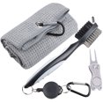 thumbnail image 1 of Golf Towel Microfiber Waffle Pattern Golf Brush Tool Kit, 1 of 8