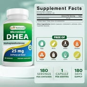Best Naturals Micronized DHEA 25 mg 180 Capsules