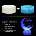 thumbnail image 3 of Kuymtek 3D Ramadan Lights Touch Remote LED Musulmán Mubarak Table Night Lights (2), 3 of 8