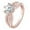 Rose Gold-a, variant on 2025 Gold Plated Rings Love Crystal Rings Ring Stackable Rings for Ring Pack Women Rings for Women Chunky Ring and Men